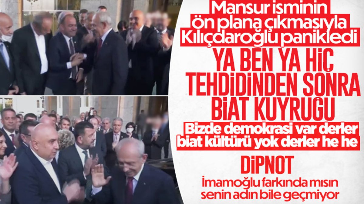 CHP’li vekiller Kılıçdaroğlu’na biat kuyruğunda