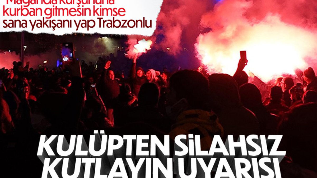 Trabzonspor'dan taraftara duygusal videolu uyarı