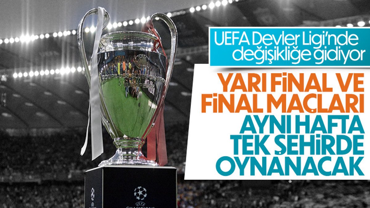 UEFA, Şampiyonlar Ligi'nde format değişikliğine hazırlanıyor
