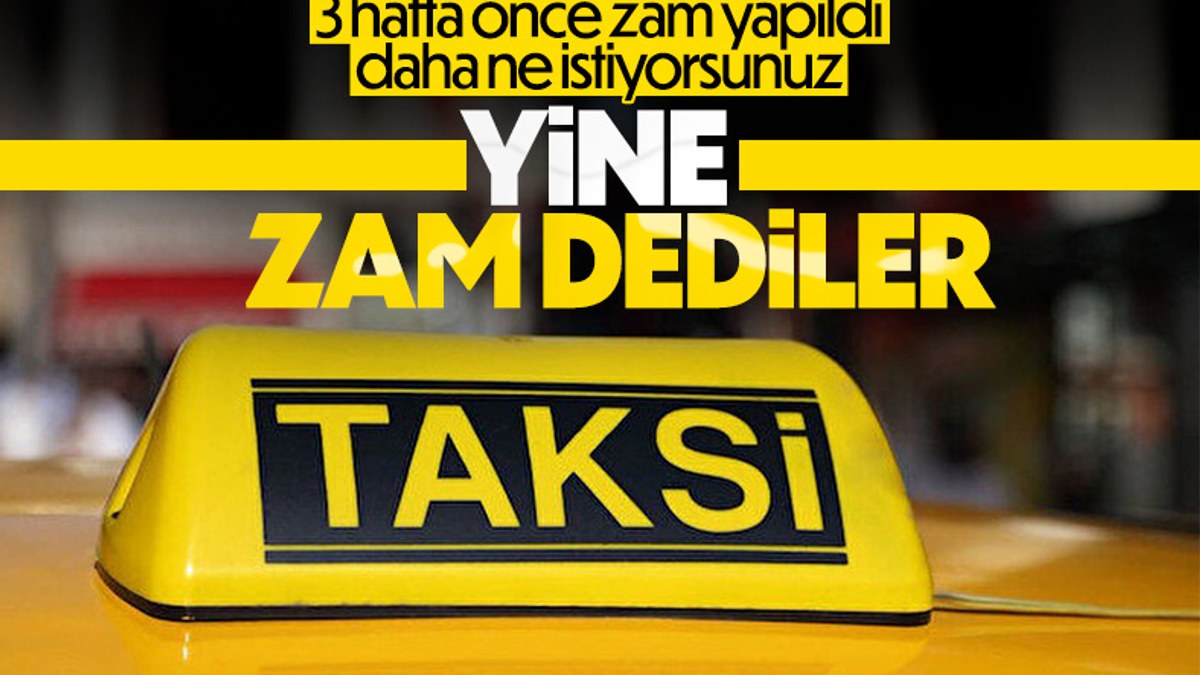 İstanbul’da taksiye yapılan zam beğenilmedi