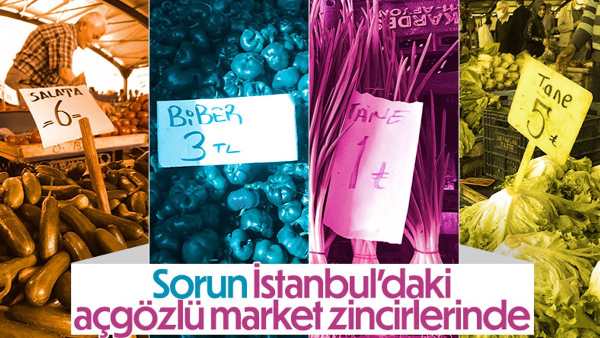 İstanbul'da fiyatı uçan sebzeler Anadolu'da yarı fiyatına
