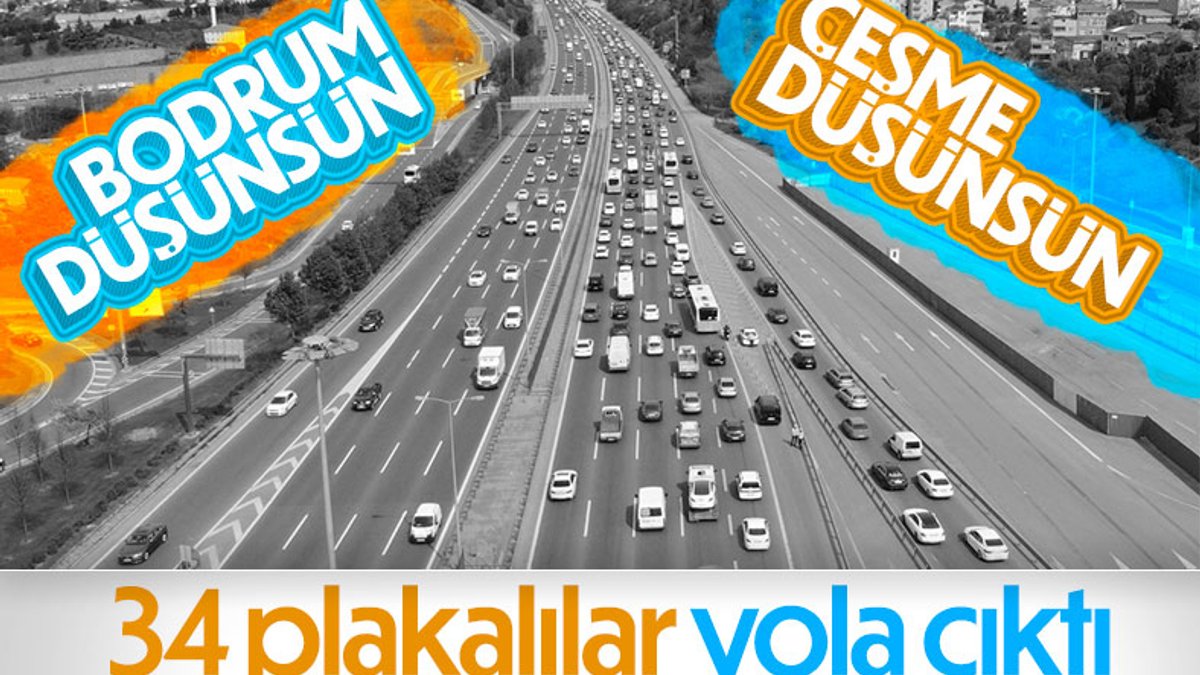 İstanbul'da bayram öncesi trafiği başladı