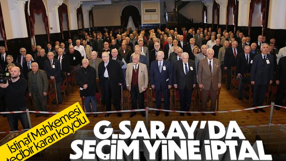 Galatasaray'da seçim yine iptal