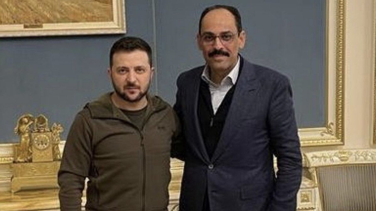 İbrahim Kalın, Kiev'de Zelensky ile görüştü