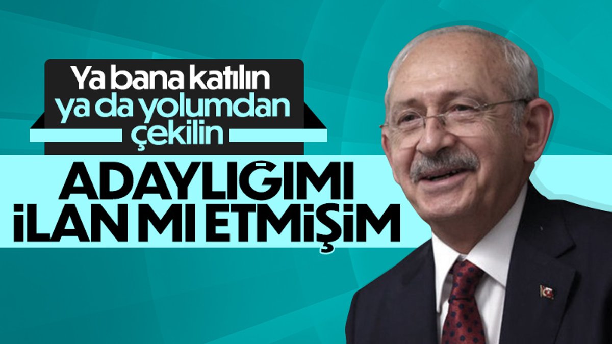 Kemal Kılıçdaroğlu'na 'Yolumdan çekilin' sözleri soruldu