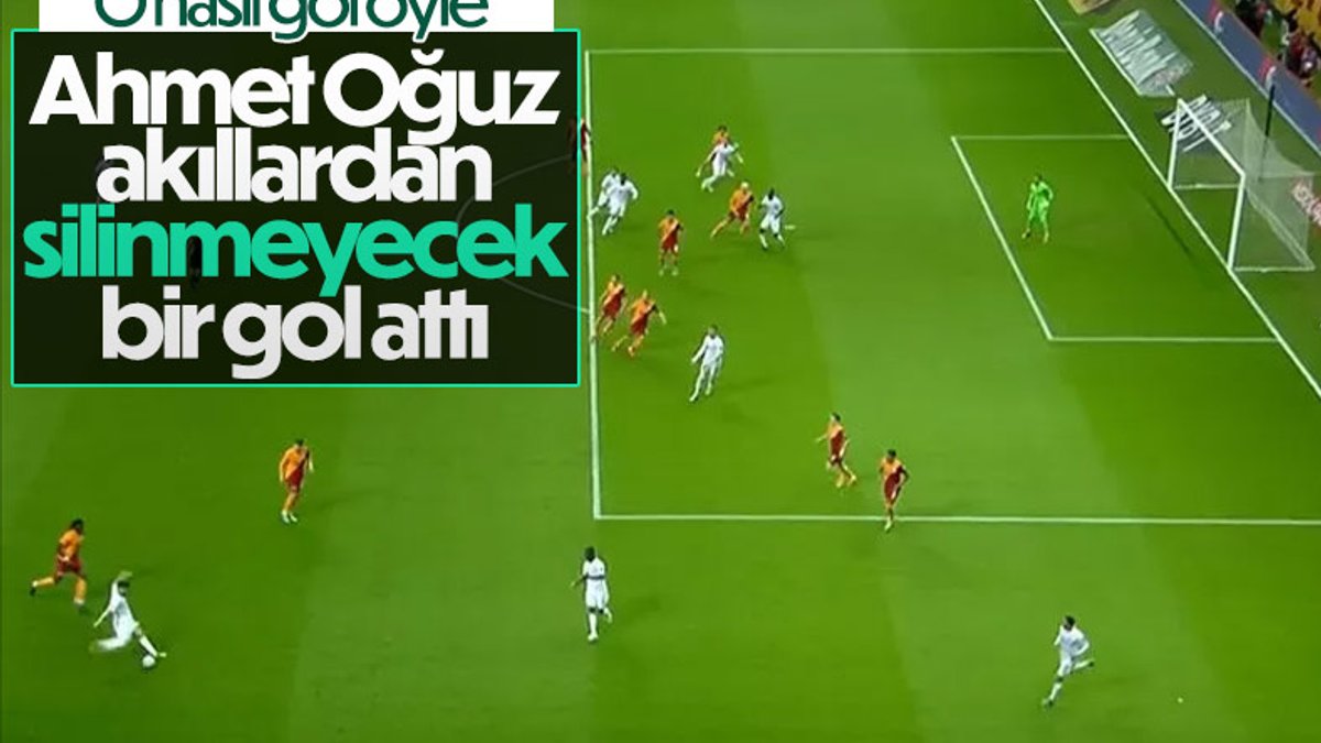 Sivassporlu Ahmet Oğuz'un Muslera'yı çaresiz bırakan golü