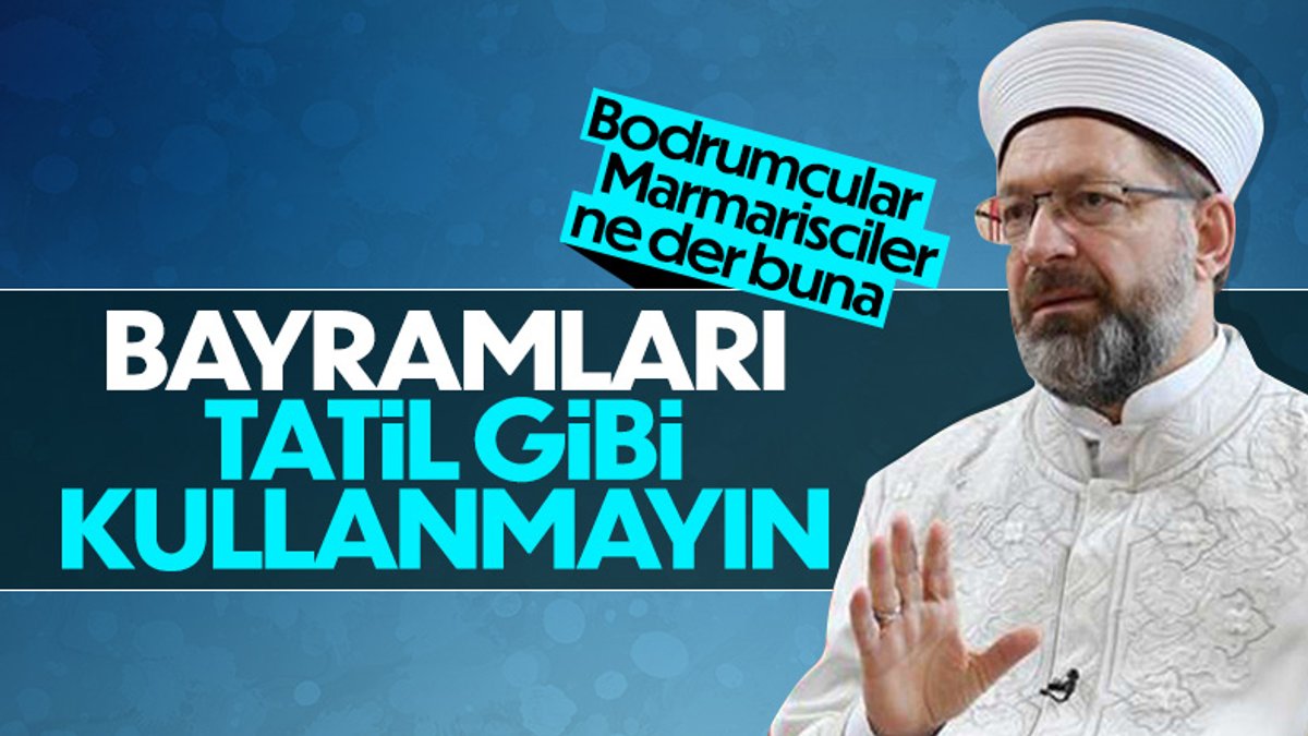 Ali Erbaş'ın Ramazan Bayramı mesajı