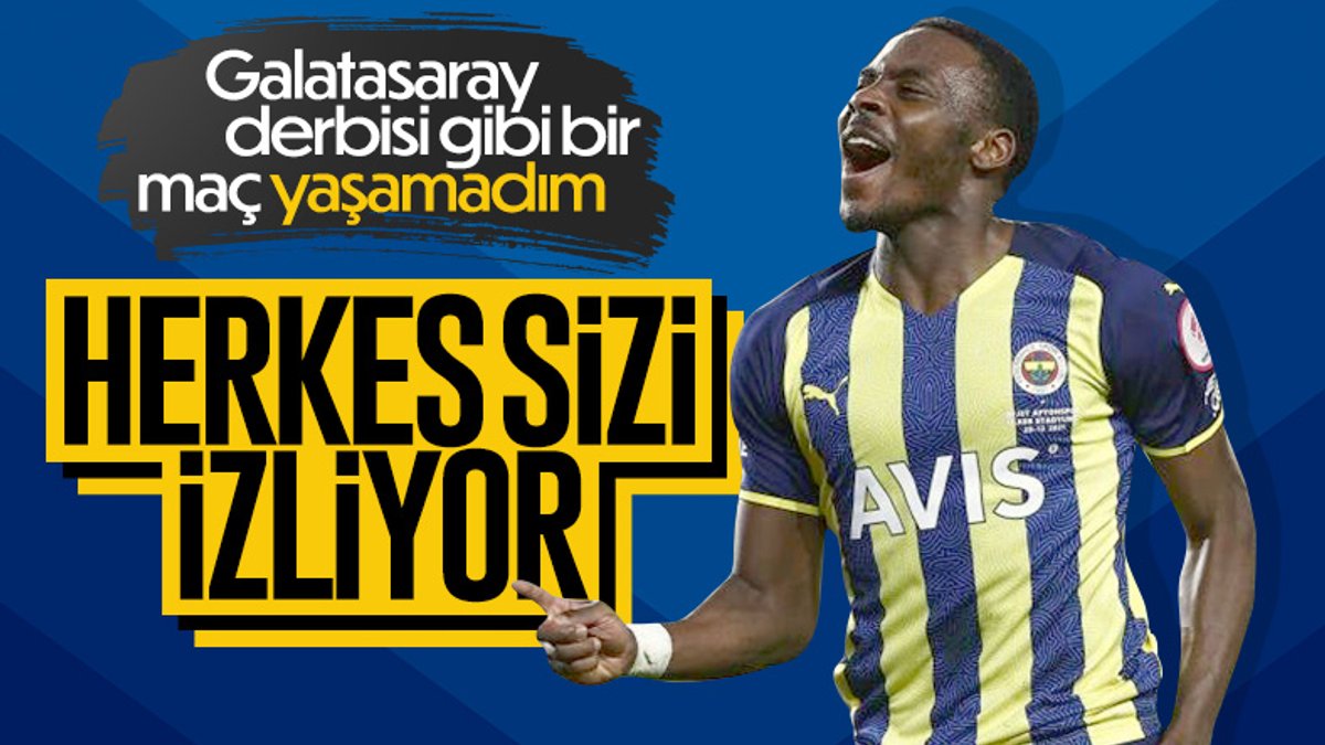 Osayi Samuel'den Galatasaray derbisine övgü