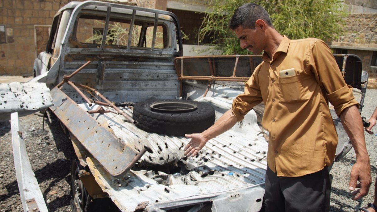 Yemen'de Husiler, İHA saldırısı düzenledi
