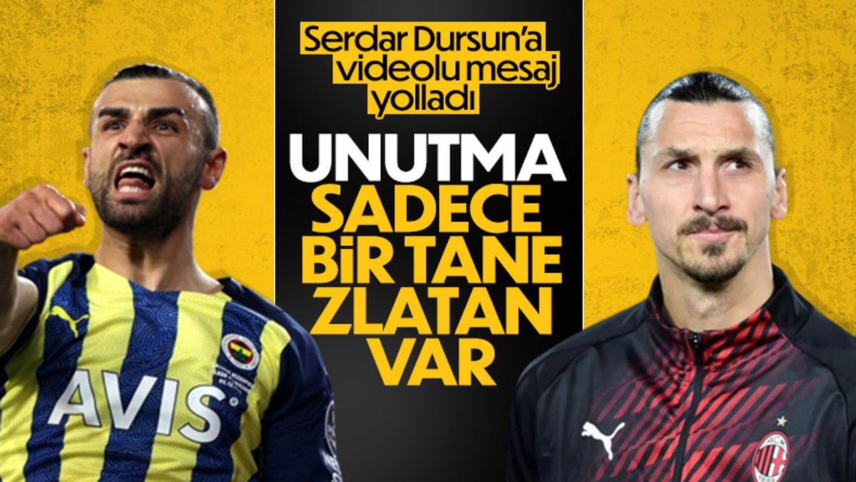 Ibrahimovic'ten Serdar Dursun'a: Çakma Zlatan