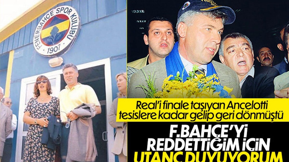 Ancelotti'nin Fenerbahçe itirafı