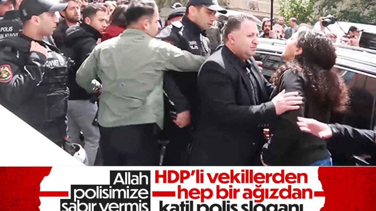 Ankara'daki HDP binası önünde 'katil polis' sloganları atıldı