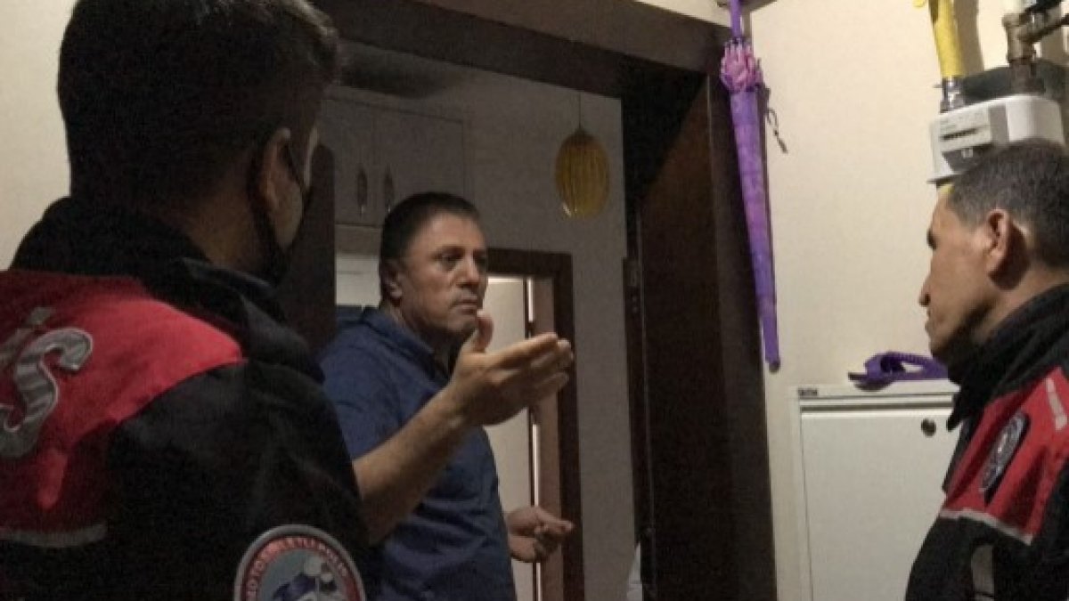 Zonguldak'ta tepkisi yanlış anlaşılan kişinin evine ekipler geldi