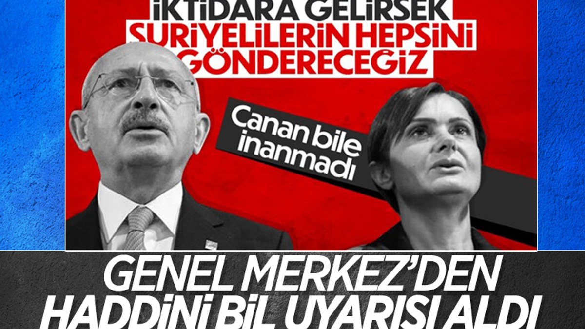 Faik Öztrak, Canan Kaftancıoğlu'nun Suriyeli açıklamasına cevap verdi