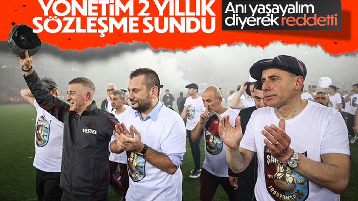 Abdullah Avcı'dan Trabzonspor'a sözleşme cevabı