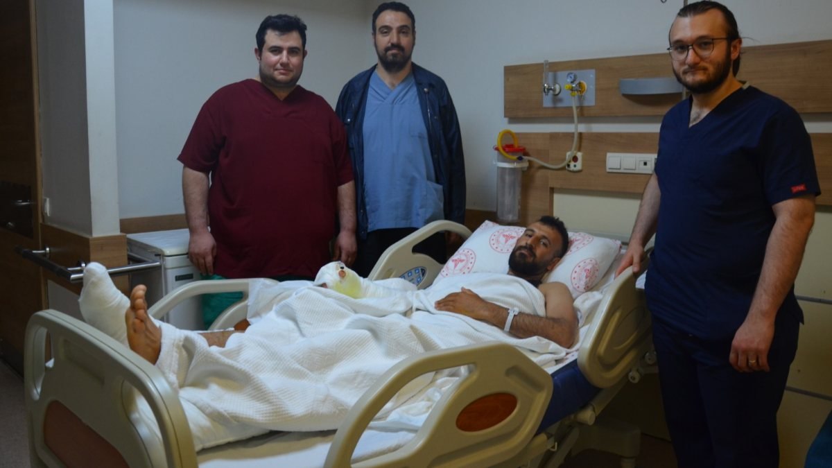 Şanlıurfa'da kopan başparmağının yerine ayak parmağı dikildi