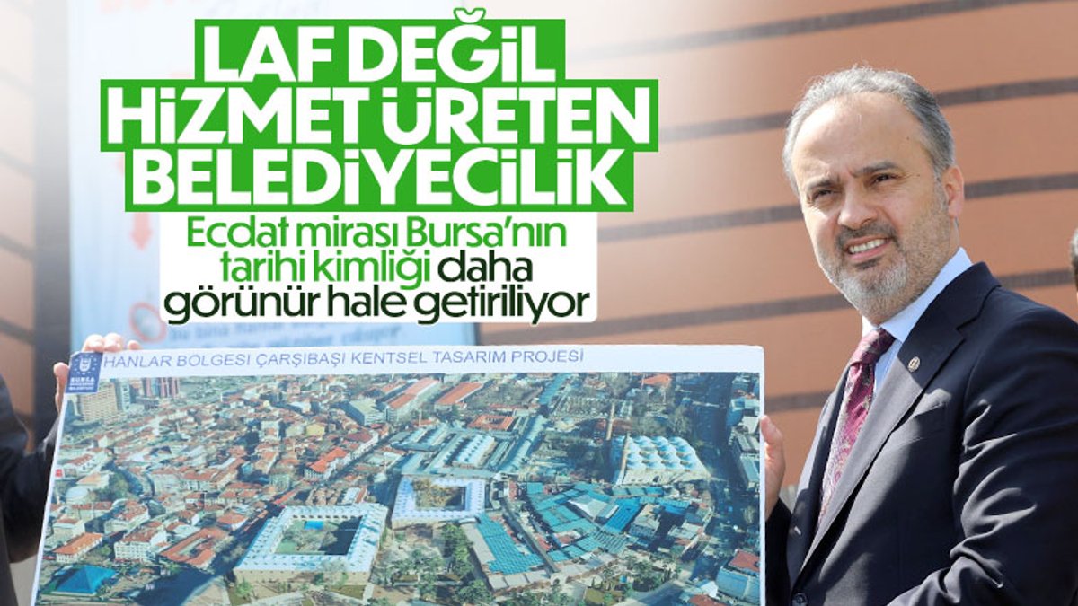 Bursa'daki tarihi proje için geri sayım