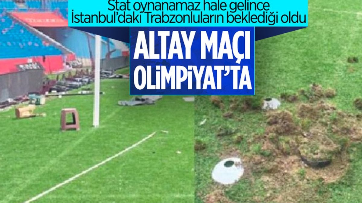 Trabzonspor - Altay maçı Atatürk Olimpiyat Stadı’nda oynanacak