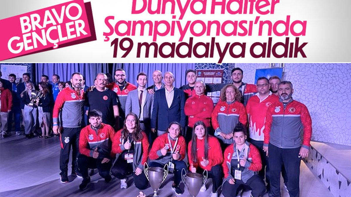 Türkiye, Dünya Gençler Halter Şampiyonası'nda 19 madalya aldı