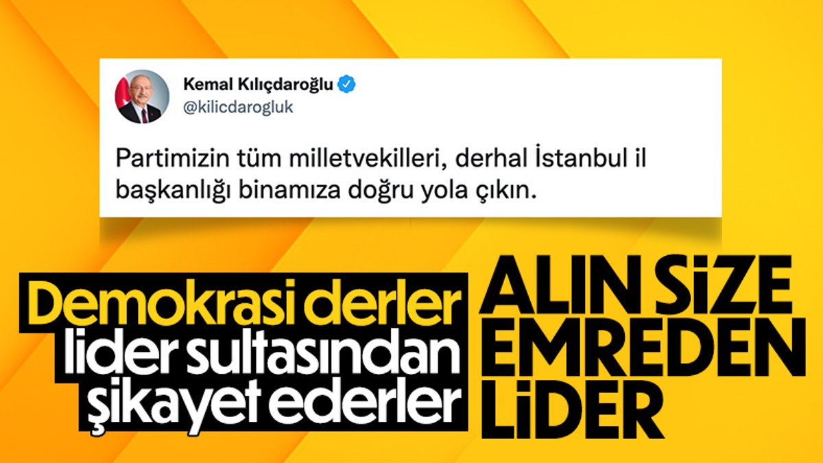 Kemal Kılıçdaroğlu'nun talimatındaki kaba üslup