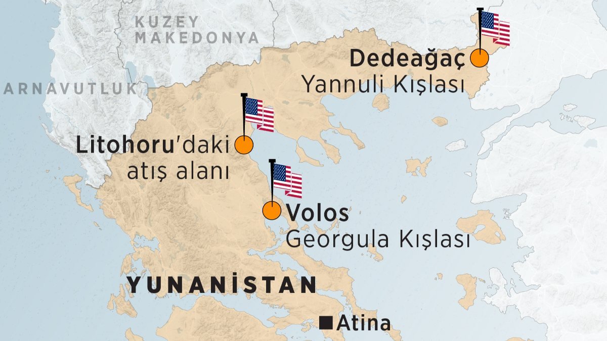 ABD, Yunanistan'da 4 üsse yerleşecek