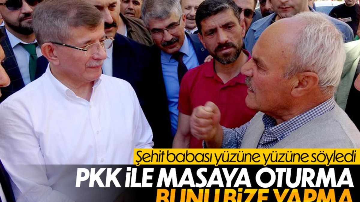 Ahmet Davutoğluna Adıyamanda tepki üstüne tepki