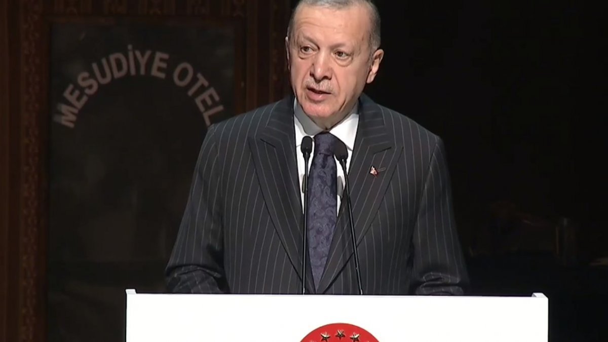 Cumhurbaşkanı Erdoğan AKM'deki etkinliğe katıldı