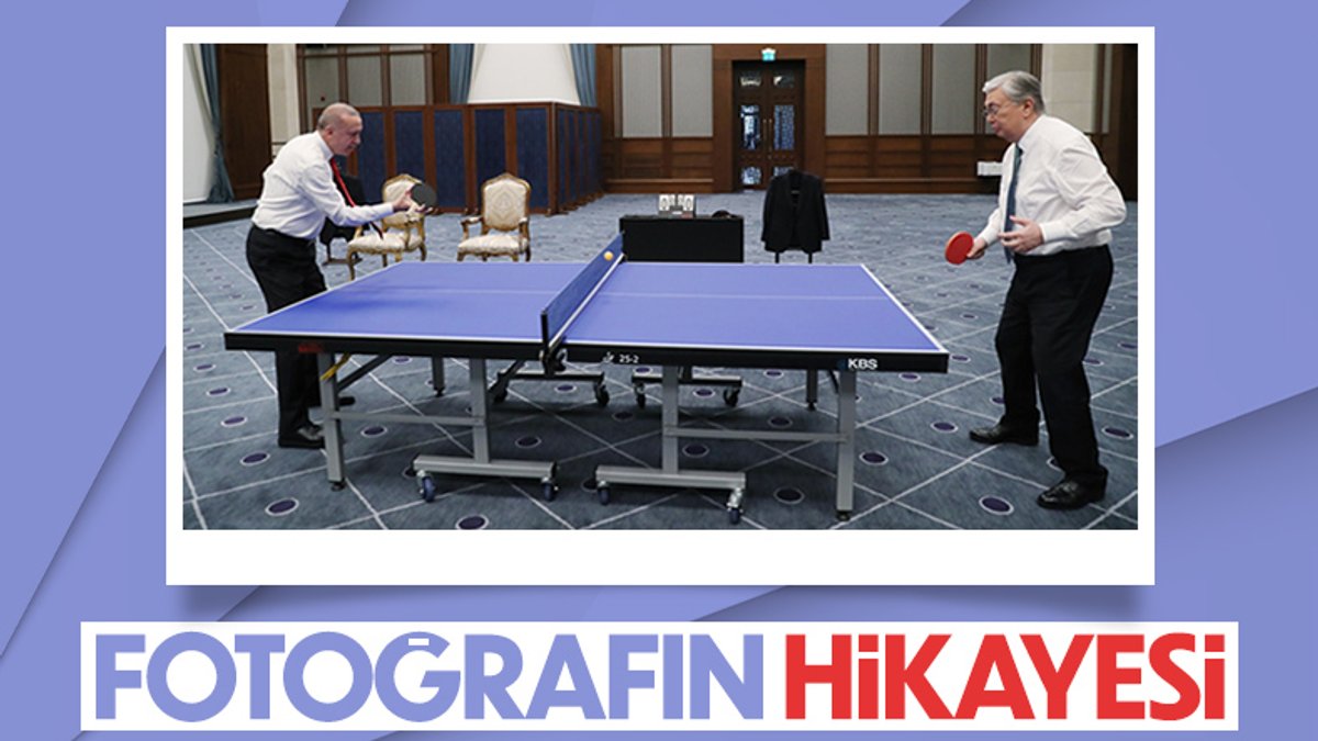 Cumhurbaşkanı Erdoğan ile Tokayev’in masa tenisi maçının hikayesi