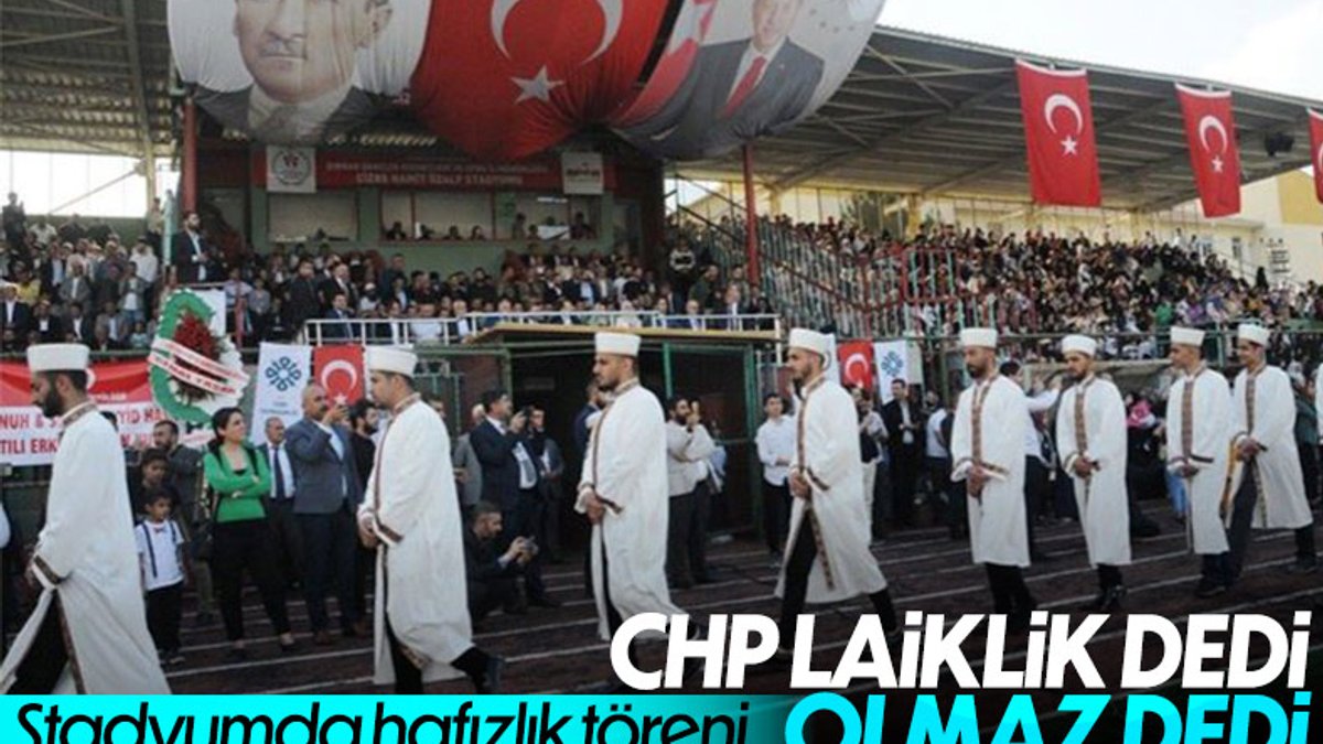 Şırnak'taki hafızlık törenine CHP karşı çıktı