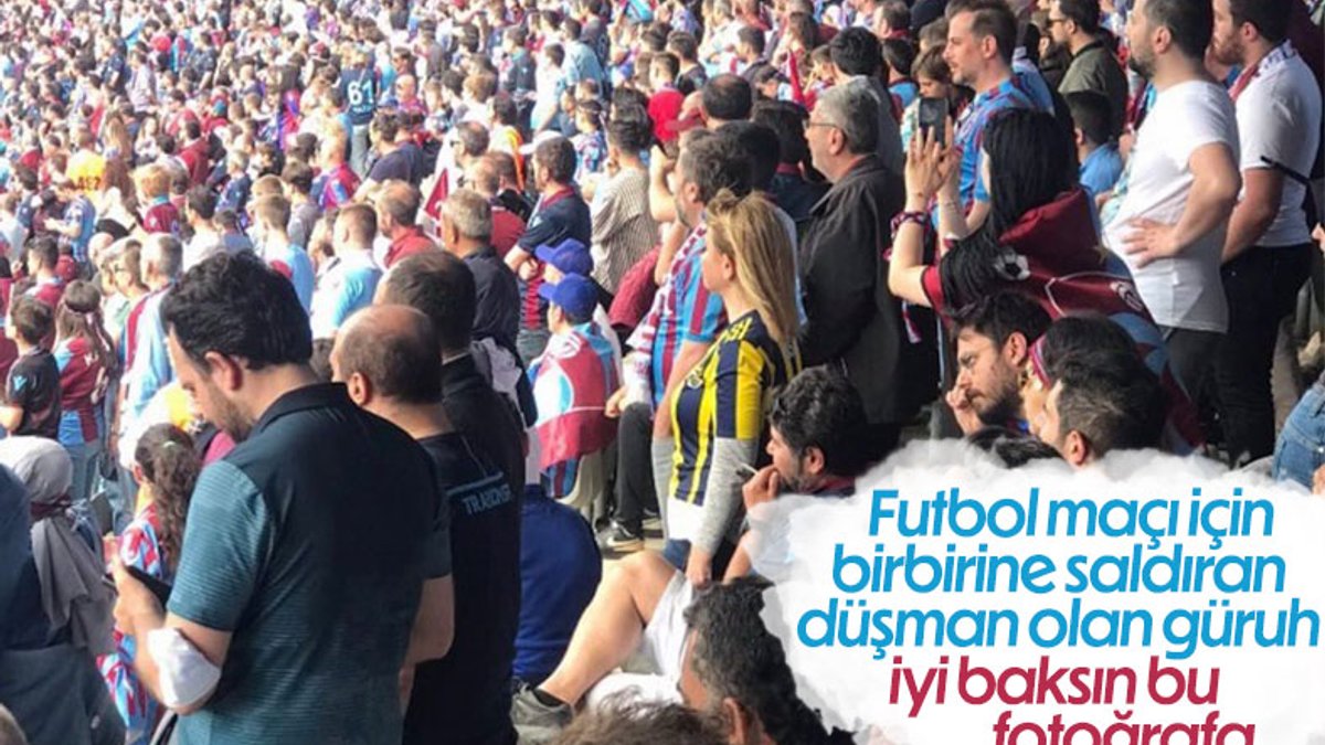 Trabzonspor tribünlerinde özlenen görüntü