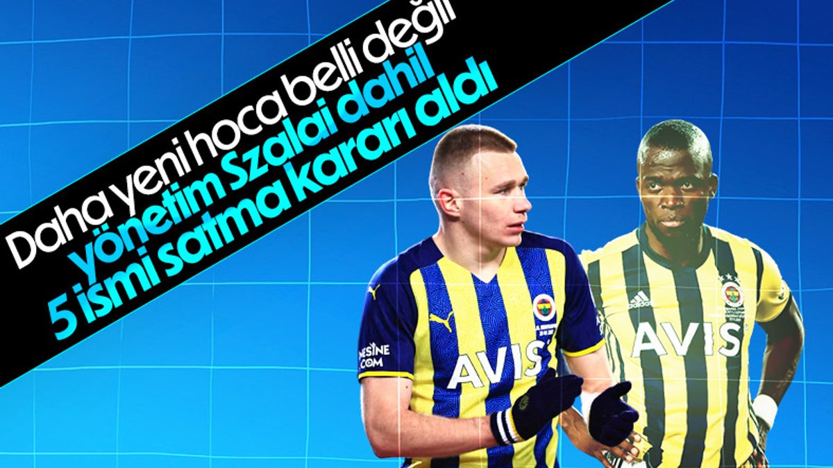 Fenerbahçe 5 oyuncu ile yollarını ayırıyor