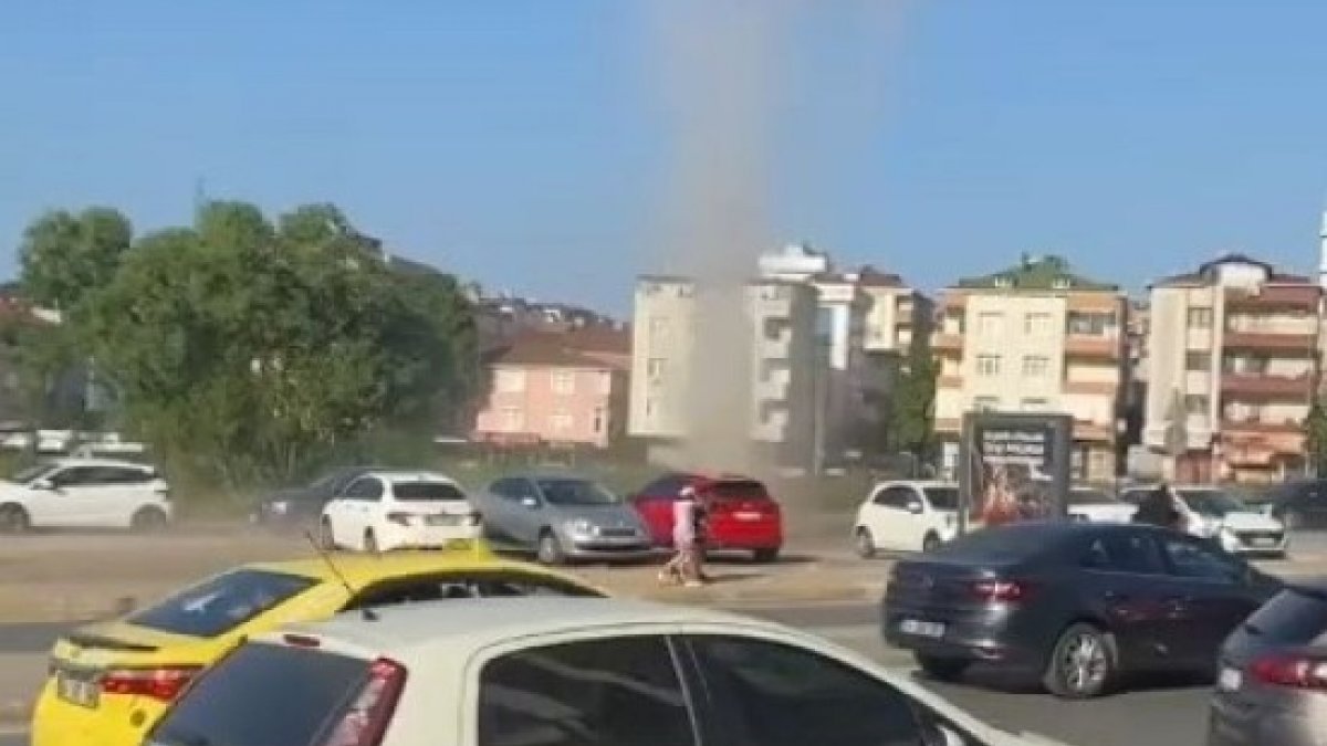 İstanbul'da hortum paniği
