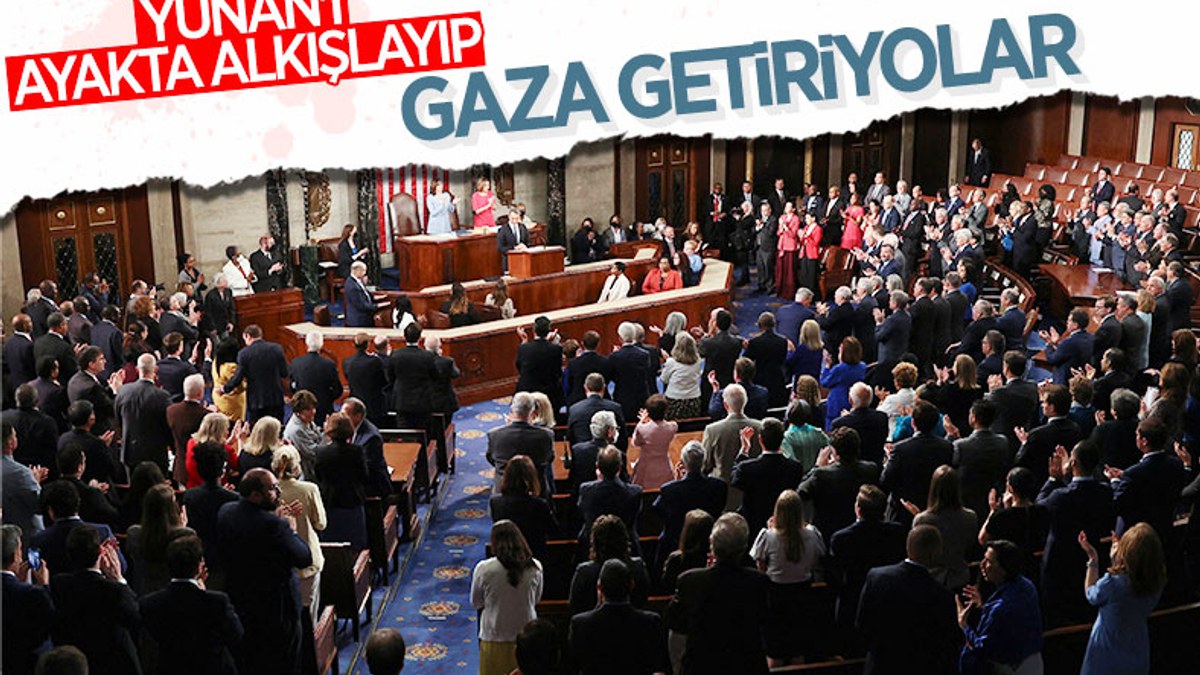 Kiryakos Miçotakis'i ABD Kongresi'nde ayakta alkışladılar