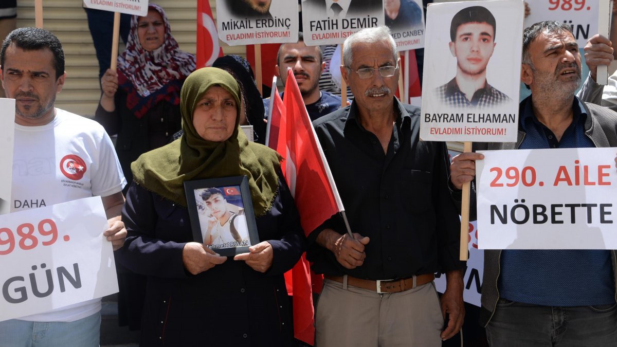 Diyarbakır’da evlat nöbeti tutan aile sayısı 290 oldu