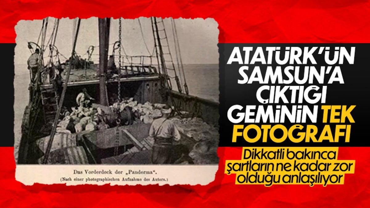 Atatürk'ün Samsun'a çıktığı gemi