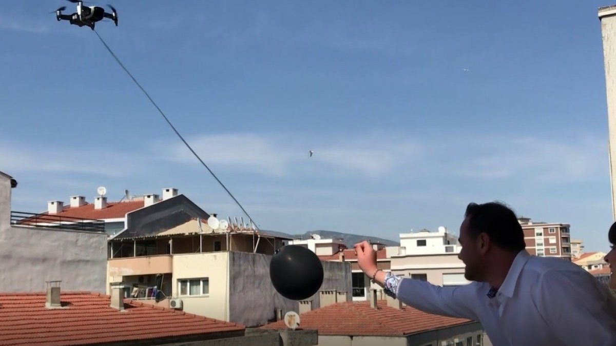 İzmir’de drone ile cinsiyet öğrenme partisi