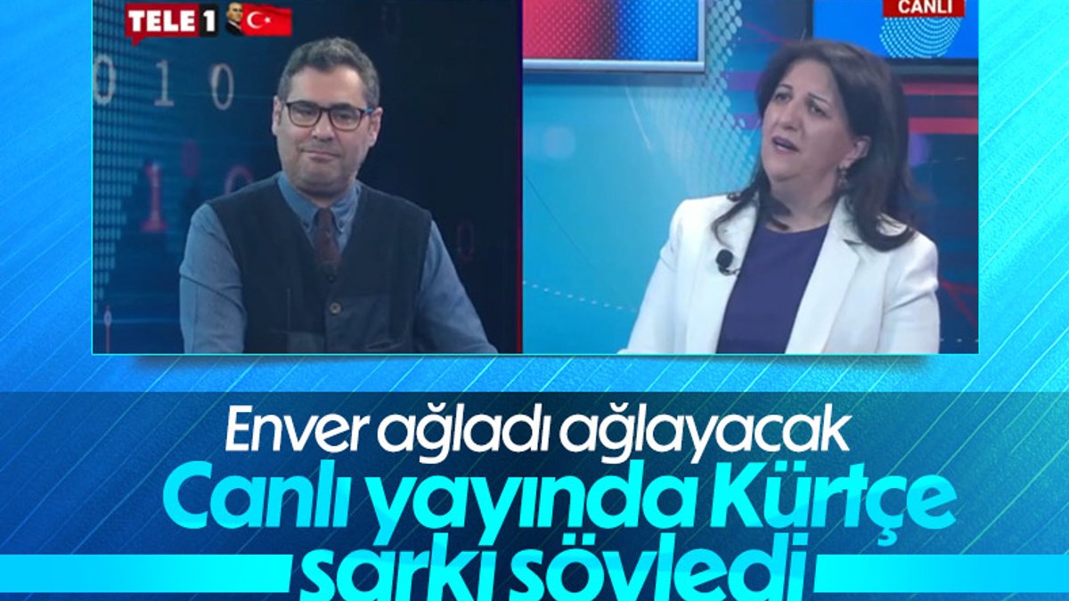 Pervin Buldan canlı yayında şarkı söyledi