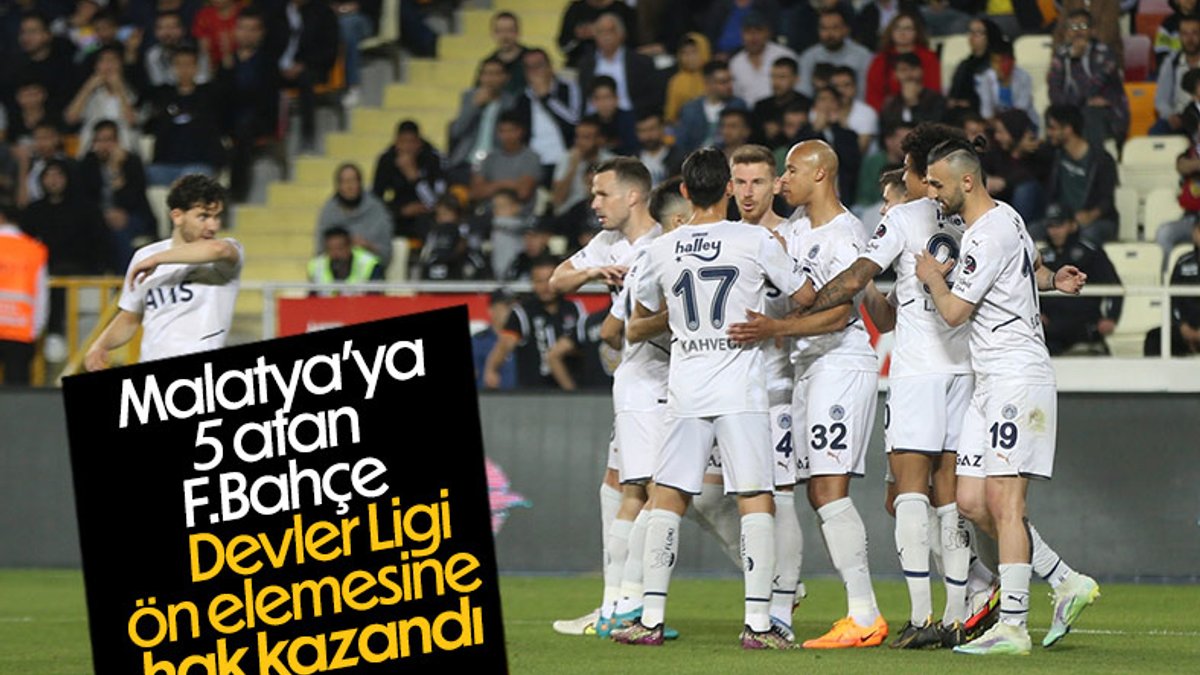Fenerbahçe, Malatya'yı farklı yendi
