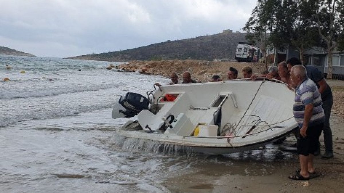 Mersin'deki fırtınada 6 tekne batmaktan son anda kurtarıldı