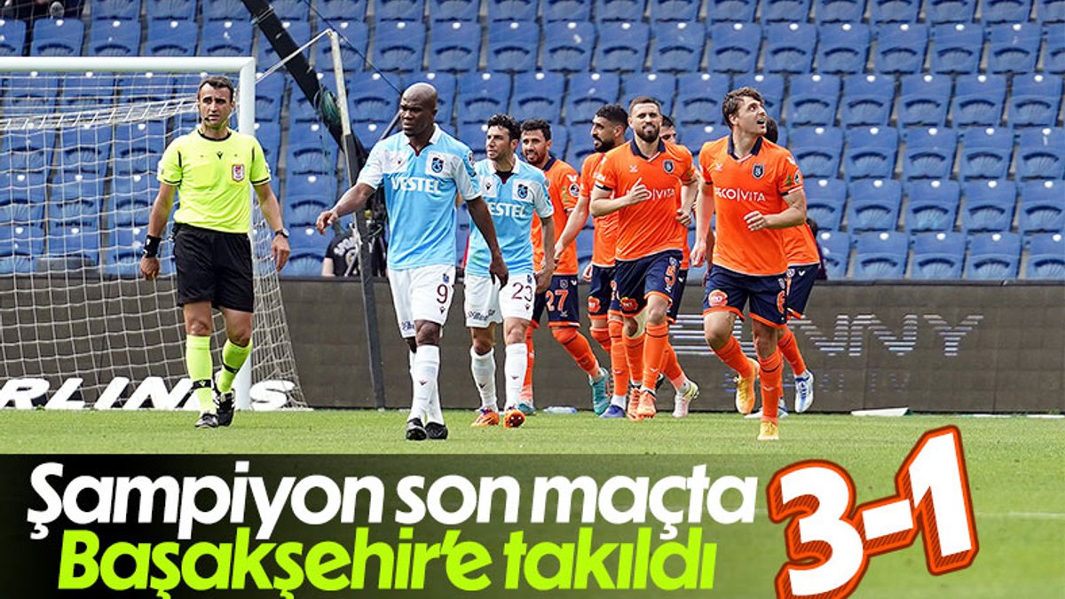 Başakşehir, Trabzonspor’u 3 golle mağlup etti