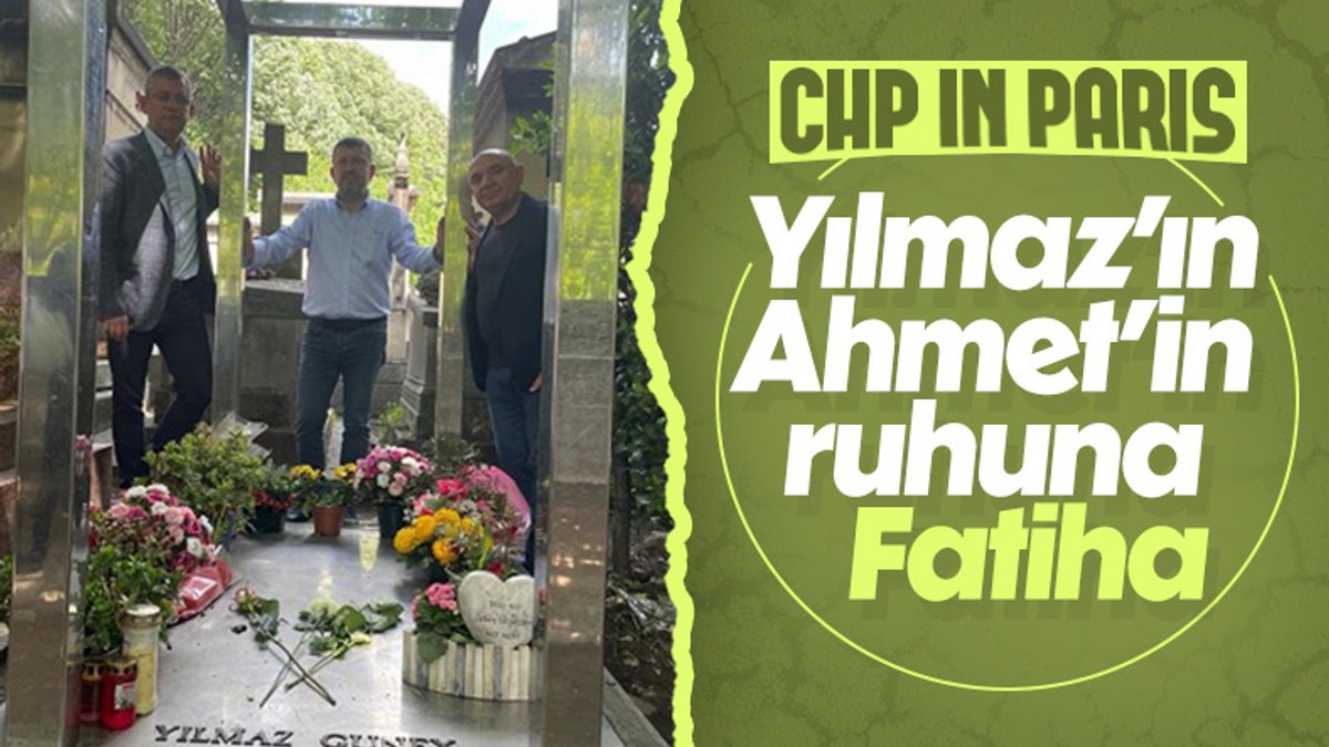 CHP'li heyet, Ahmet Kaya ve Yılmaz Güney'in kabrine gitti