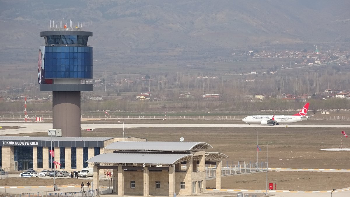 Tokat Havalimanı'na yoğun ilgi: 37 günde 10 bin yolcu