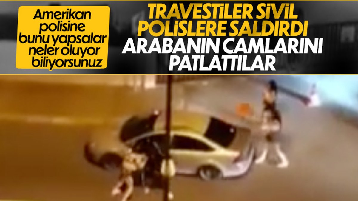 İstanbul'da kimlik soran polislere park dubasıyla saldırdılar