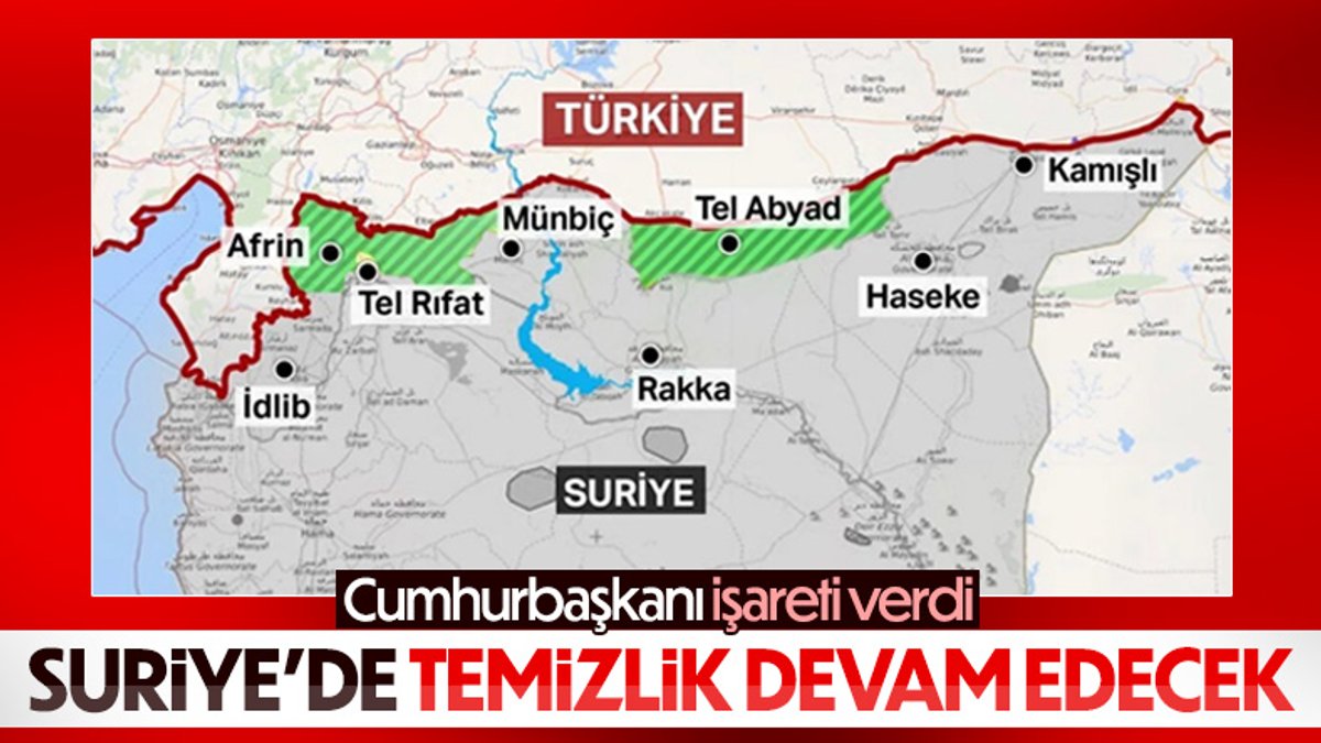 Cumhurbaşkanı Erdoğan'dan sınır ötesi harekat sinyali