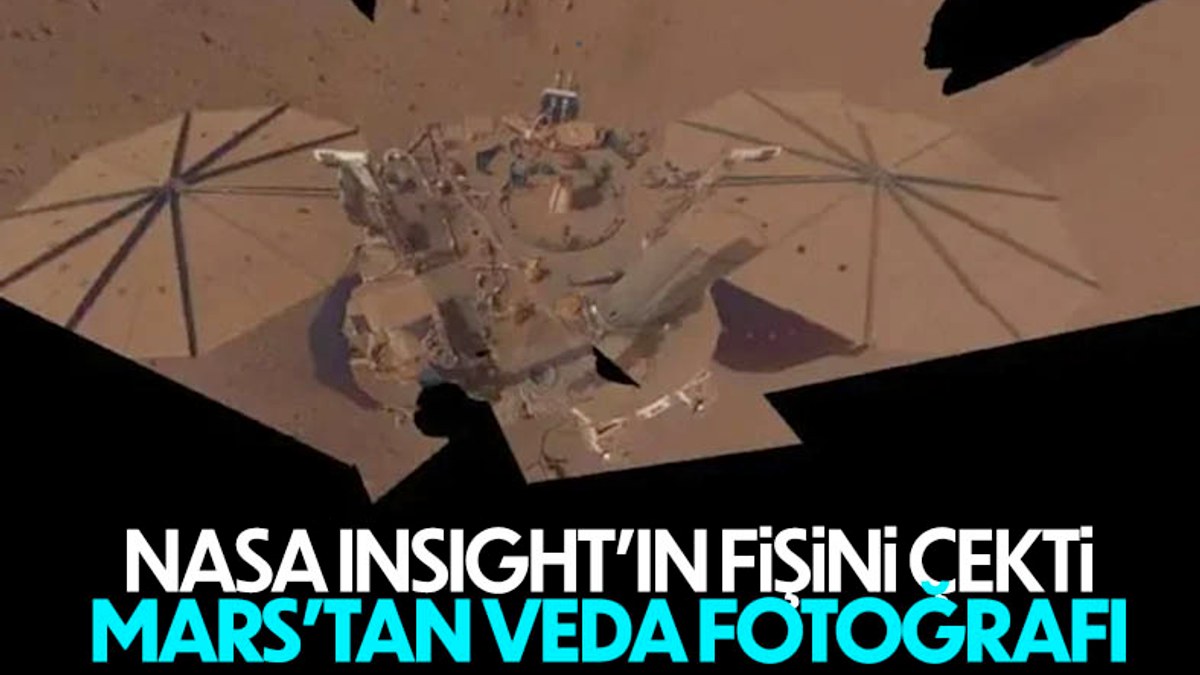 NASA'nın Mars aracı InSight, veda fotoğrafı gönderdi