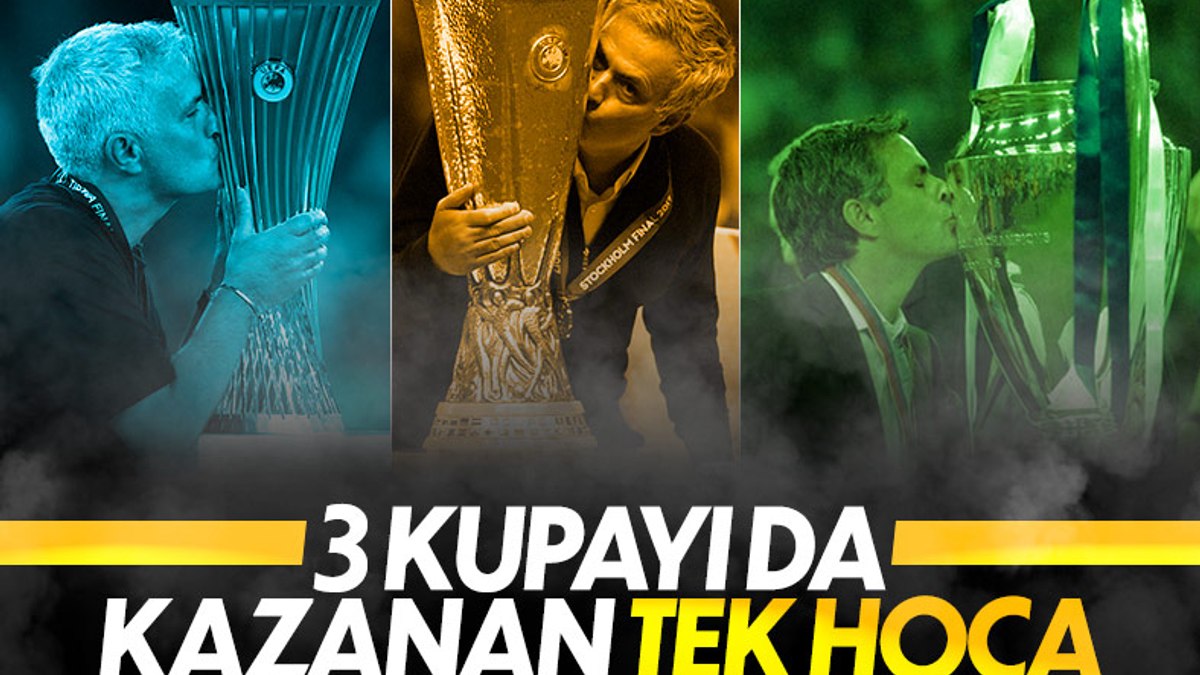 Romada Jose Mourinho tarih yazdı
