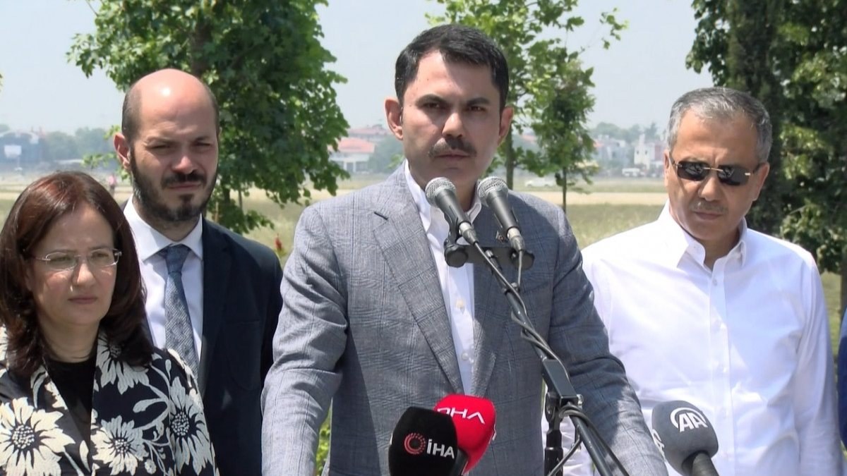 Murat Kurum'dan 'Atatürk Havalimanı Millet Bahçesi' açıklaması