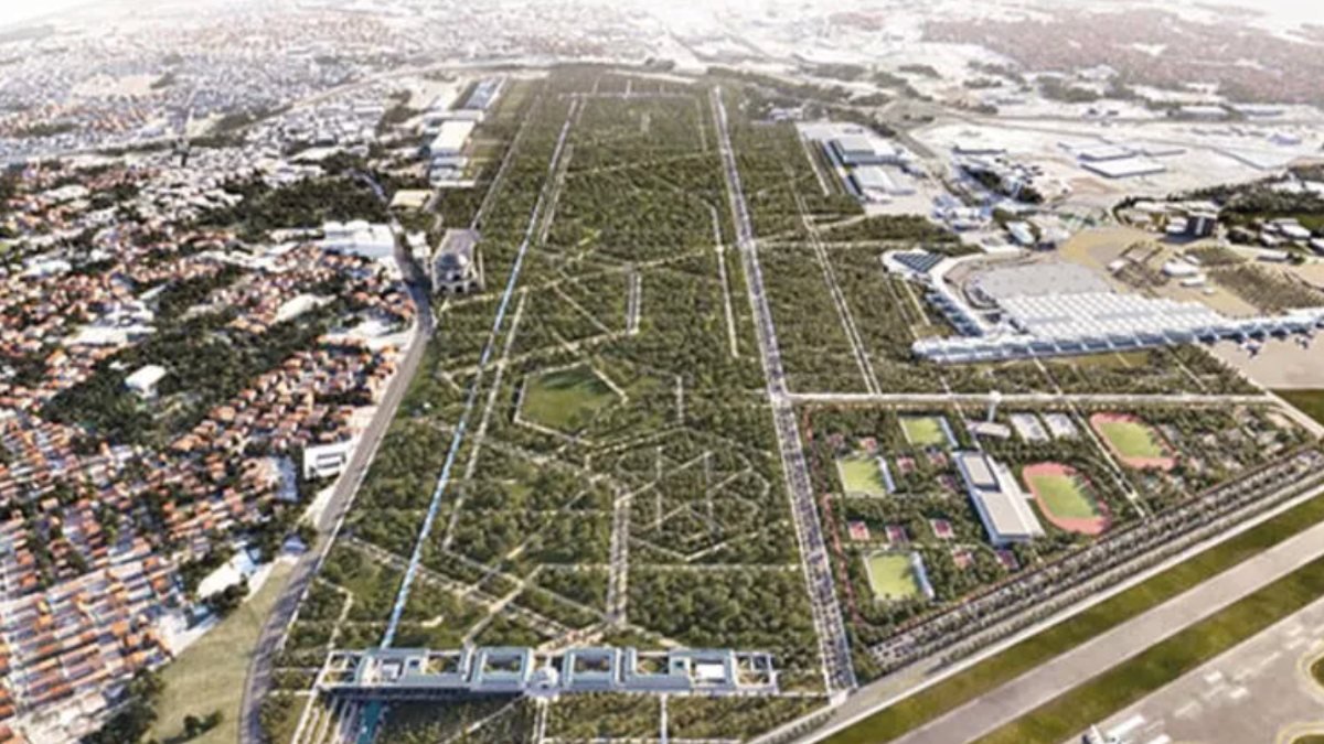 Atatürk Havalimanı Millet Bahçesi'ne 145 bin ağaç dikilecek