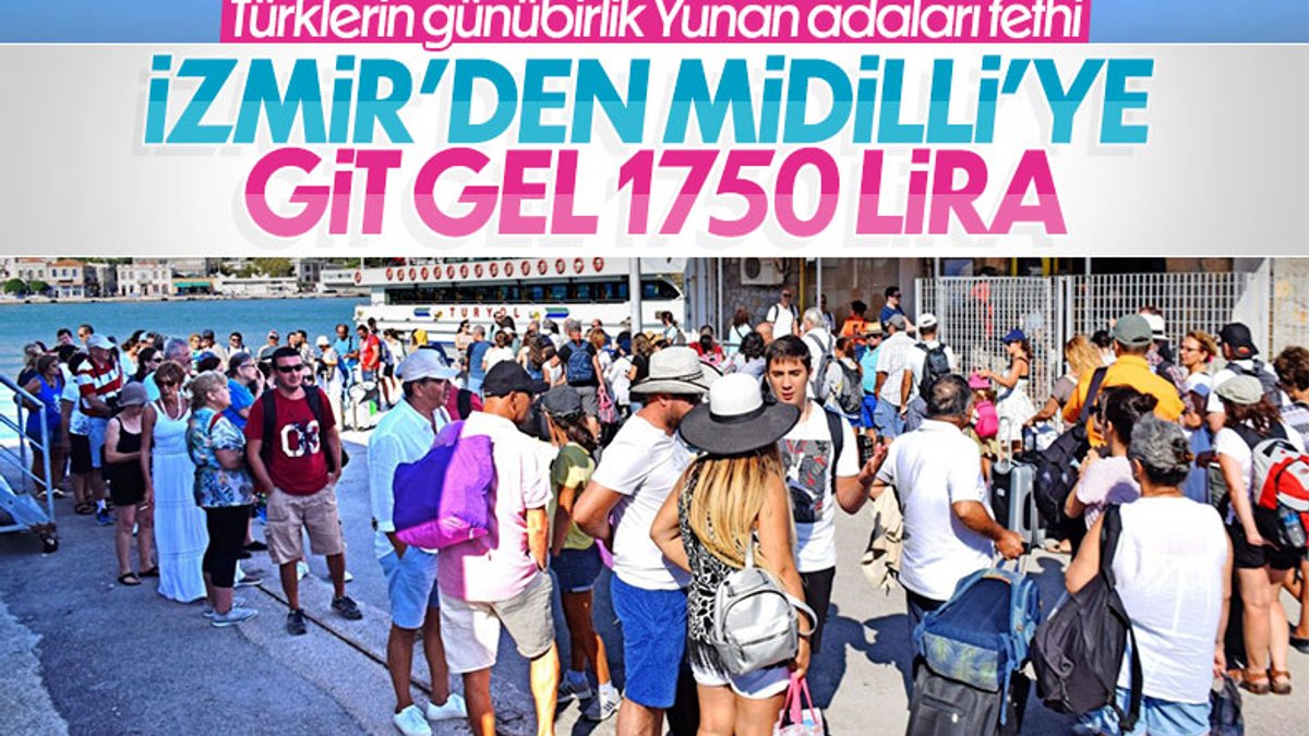 İzmir ve Midilli arası vapur seferleri başlıyor: Fiyat 50 euro