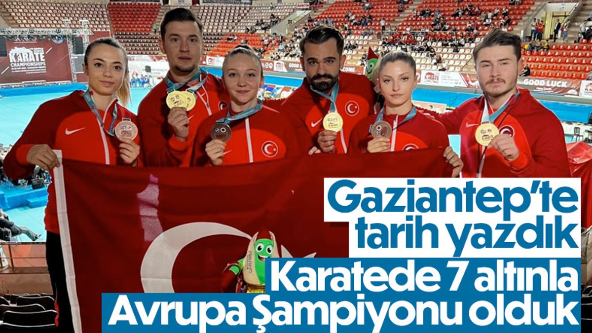Avrupa Karate Şampiyonası'nda Türkiye'den tarihi başarı